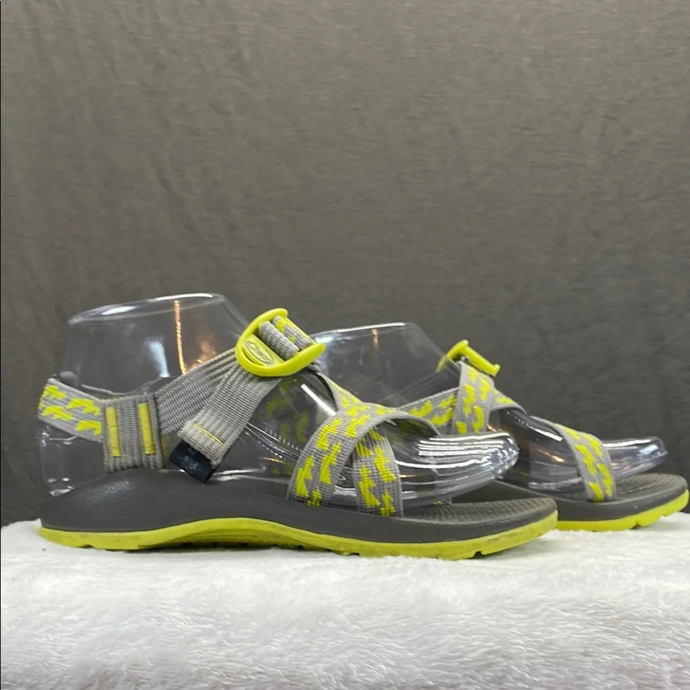 Chaco Gray and Yellow Sport Sandals for Active Adventures‎